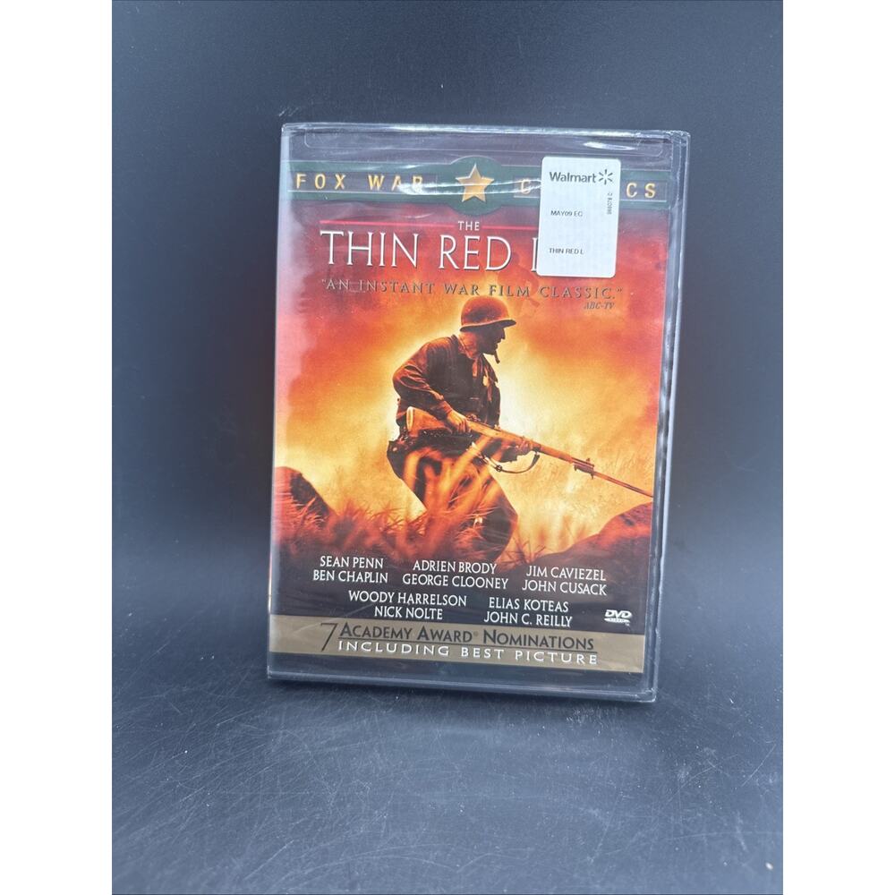 The Thin Red Line DVD Factory Sealed Fox War Classics Sean Penn George Clooney